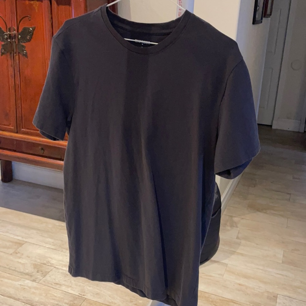 Express Dark Grey Mens Tee Medium Size